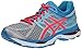 ASICS Women's Gel-Cumulus 17 Running Shoe, Silver/Hot Pink/Turquoise, 8 M US