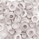 2-Part Eyelets: White 2-Part Eyelets: White