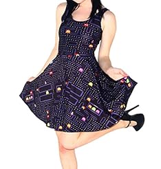 Pleated Fitted Flared-Skirt Sleeveless Polyester/Spandex Mini Dress 