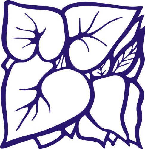 Imagen 1 de Etiqueta de la pared e1 hojas, guapo sale Tribal Botánico 120x116 cm