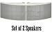 Yamaha All Weather Outdoor / Indoor Wall Mountable Natural Sound 120 watt 2 way Acoustic Suspension Speakers - White - with 50ft 16 AWG Speaker Wire - Compatible with All Audio / Video Home Theater Sound Systems, Components, CD Players, or Receivers - Also Designed for Book Shelf or Desktop Use