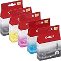 Set of 5 Original Ink Cartridges for Canon IP4200 IP4300 IP 5300 IP5300 MP500...