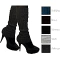 1 Paar Moderne Damen Strick Stulpe | 5 Farben zur Auswahl