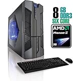 CybertronPC X-Plorer2 4240ABBU, Black/Black, CrossFireX, AMD Phenom II X6 ( ....