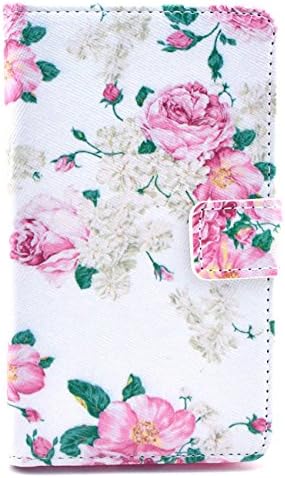 For Nokia Lumia 625 Case , IVY Pink Flowers Graphic, Cute Fashion Magnetic Snap Synthetic Leather Wallet Card Flip TPU With Stand Cover Case For Nokia Lumia 625