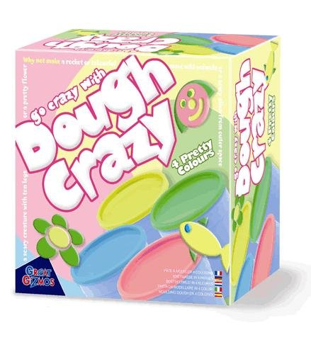 Childrens Toyshop  Toys : Dough Crazy - 4 Pack - Pastol Colours