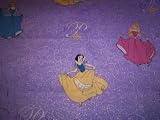 NEW VALANCE WINDOW CURTAIN MADE FROM PURPLE DISNEY PRINCESS FABRIC