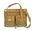 Maggi B French Country Desert Sand Quilted Crossbody Bag
