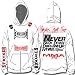 Stryker Fight Gear Black Hoody Never Tapout (Available in Sizes Small-4xl) Please Email Us for the S