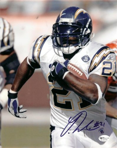 Ladainian Tomlinson Autographed San Diego Chargers 8x10 Photo