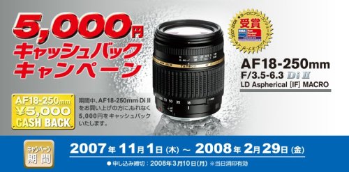 TAMRON AF18-250mm F/3.5-6.3 Di II LD Aspherical [IF] Macro デジタル専用 ソニー用 A18S