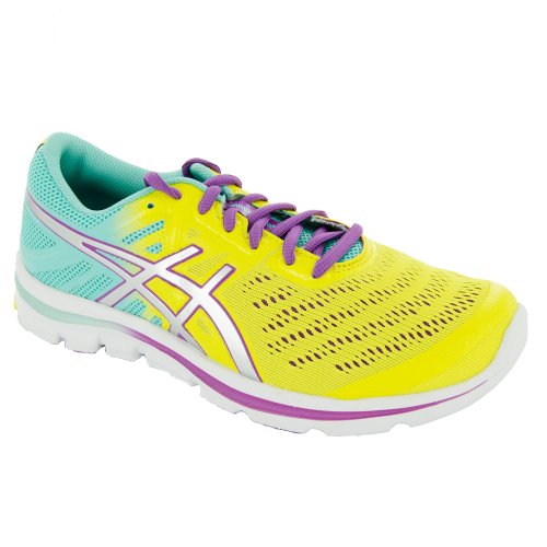 ASICS Women's Gel-Electro33 Running Shoe,Blazing Yellow/Silver/Mint,6.5 M US