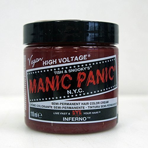 Manic Panic Inferno Dream Cream Formula Semi-Permanent Hair Color 4 fl oz by Manic Panic