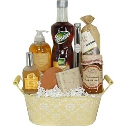 Vanilla Luxury Gourmet and Spa French Gift Basket