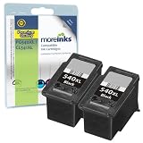 Canon PG-540XL Black - 2 Compatible Printer Ink Cartridges for Canon Pixma MG4150 MG2250 MG3250 MG4250 MG2155 MX395 MX455 MX525 MG3150 MG2150 MX515 MX435 MX375 - XL High Capacity