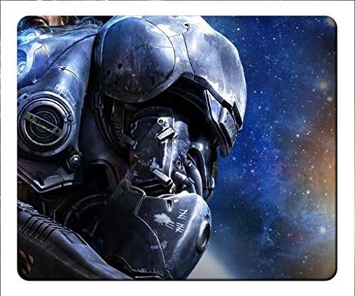 12x10x0.12 Inches Mouse Pad Adult Hot Video game mortal combat Animation Image Christmas Gift Non-slip Black Rubber Backing Soft Thin Top Fabric-Starcraft 2 Wings Of Liberty Jim Raynor