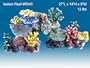 Instant Reef #045 Artificial Coral Reef Aquarium Decoration for Saltwater Fish, Marine Fish Only with Live Rock Aquarium, Coral Reef Tank, Freshwater Aquarium. Gorgeous Corals, Non-Toxic, Easy to Clean. Reef Aquarium at Saltwater Fish Only Tank costs
