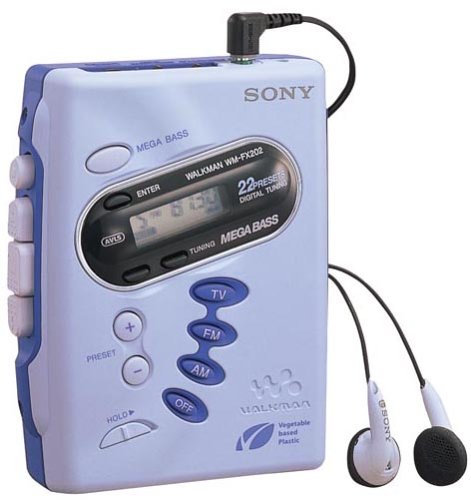 SONY WM-FX202 LC CFウォークマン (ブルー)