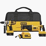DEWALT DCX5210 28-Volt Lithium Ion Cordless Hammerdrill/Reciprocating Saw Combo Kit with NANO Technology