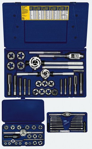 IRWIN 97312 66 Piece Metric Hex Tap and Die Set