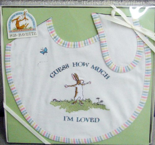 Hallmark Easter BBY4200 Guess How Much I'm Loved Baby Bib
