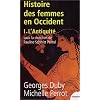 Histoire des femmes en Occident, tome 1 : L'Antiquit�