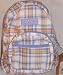 Jansport Half Pint Mini Backpack White Lavender Tartan