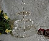 Tidbit Wedding Holiday Silver 3 Tier Serving Tray