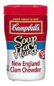 Campbell Soup At Hand New England Clam Chowder, 10.75-Ounce Microwavable Cups (Pack of 8)