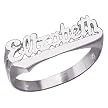 Personalized Sterling Silver Ring
