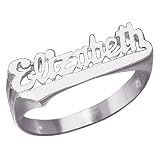 Personalized Sterling Silver Ring