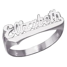 Personalized Sterling Silver Ring : Target from target.com