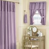 BrylaneHome 5-Pc. Bathroom Curtain Set (ORCHID0)