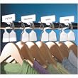 Simple Division&reg; Garment Organizers, 12 white Garment Organizers plus 60 Sorting Labels