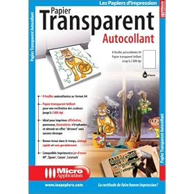Papier Transparent Autocollant