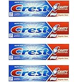 Crest Cavity Protection Fluoride Anticavity Toothpaste Regular Paste 0.85 oz Travel Size (Pack of 4)