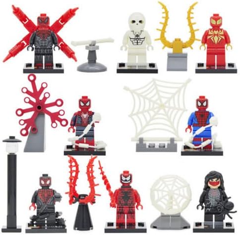 Lot of 8 MiniFigures Super Heroes Series Building Toys