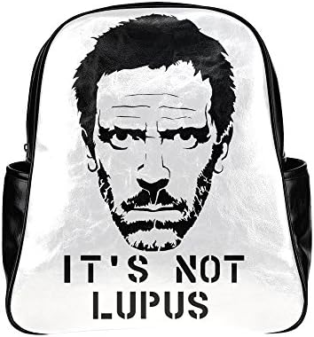 Seallm Unisex House Its not Lupus Black Stylish Multi Pocket Backpack