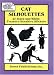 Book Cat Silhouettes: 23 Black-and-White Pressure-Sensitive Stickers (Black-And-White Stickers & Seals)