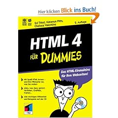 HTML 4 f�r Dummies, m. CD-ROM