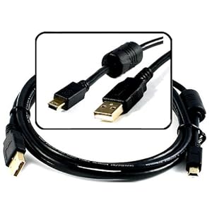 Universal Gold Series Usb Data Transfer Cable With Ferrite Core For Classic