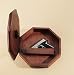 Octagon Gun Clock Dark Oak