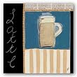 Latte by Jan Weiss 8"x8" Art Print Poster