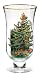 Spode Christmas Tree Glass Hurricane with Pillar Candle