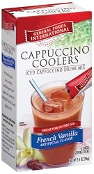 General Foods International Cappucino Coolers French Vanilla, 6-Single Serving Sticks (Pack of 12)