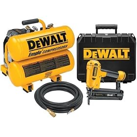 DEWALT D55151BN  18-Gauge Brad Nailer 2-Horsepower Compressor Combo Kit