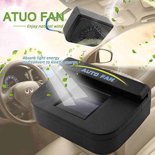 Solar Powered Car SUV Auto Air Vent Cool Fan Cooler Ventilation Radiator System