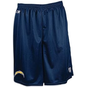 Chargers Reebok NFL Equipment Mesh Short - Men's