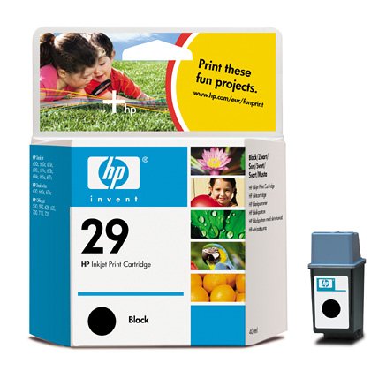 HP Original no.29 Black Inkjet Print Cartridge 51629AE
