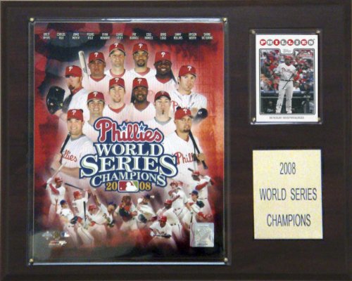 MLB Phillies 2008 World Series Champions Plaque